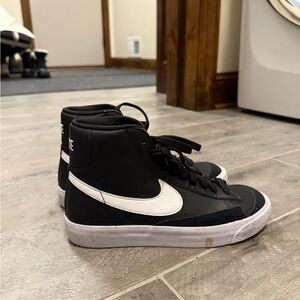 Nike Black and White Blazer High-Tops